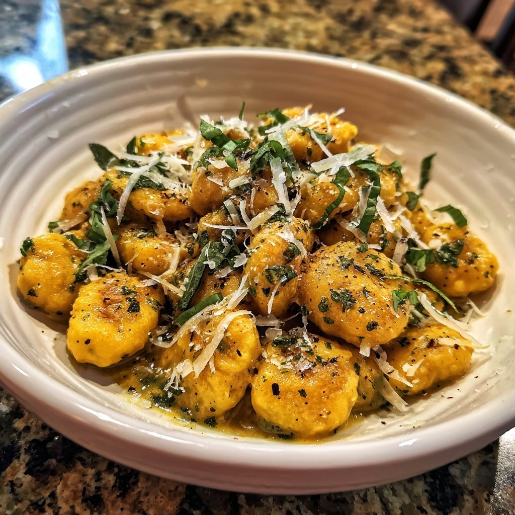 Gnocchi mit Kürbis und Parmesan
