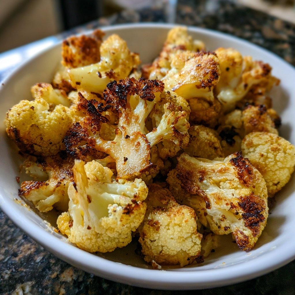 Blumenkohl aus dem Ofen knusprig