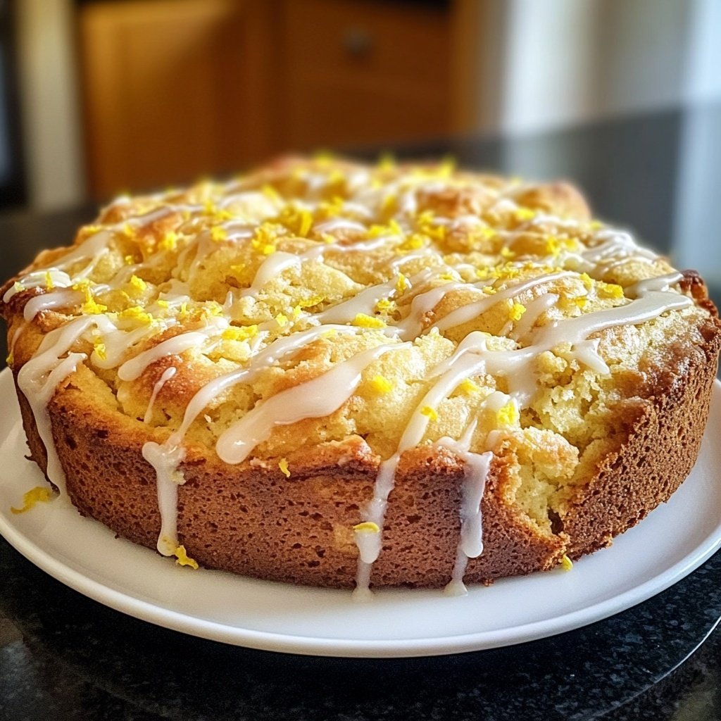 Zitronenkuchen ohne Mixer