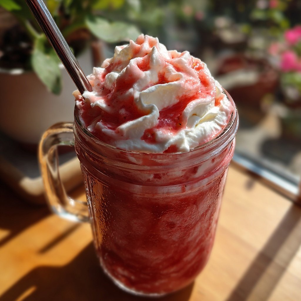 Erdbeer Milchshake Selbstgemacht